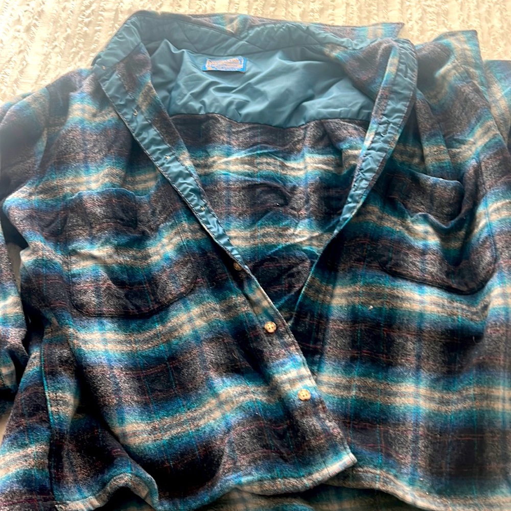 Pendleton blue flannel size XL
